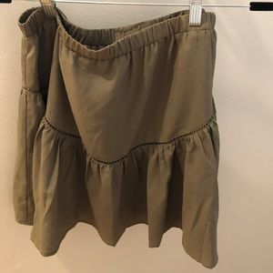 Banana Republic Army Green Skirt